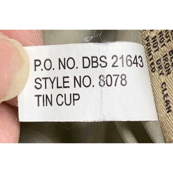 Dunbrooke Club Collection Henley Pullover Sweaters Mens X-Large Beige Lined Logo - Picture 12 of 15